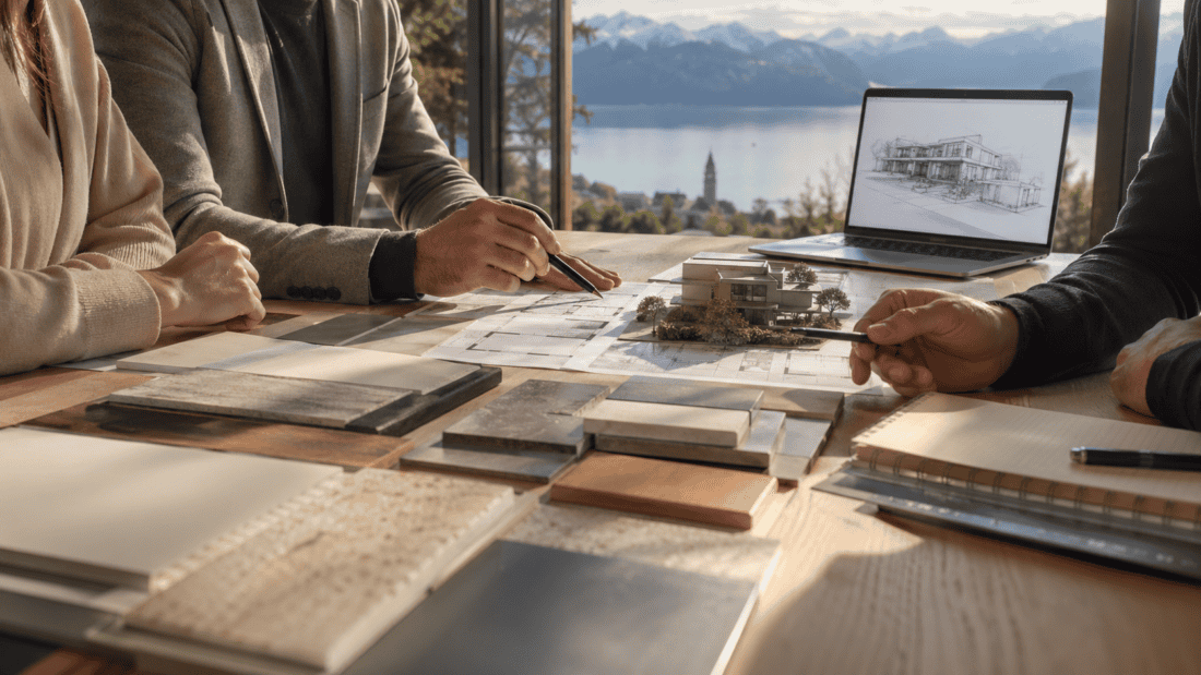 Consultation avec architecte pour projet de construction ou rénovation en Haute-Savoie.